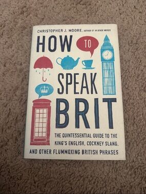 How to Speak Brit Paperback Book - Blue and Red Cover